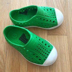 Green Native Shoes - Toddler size 6